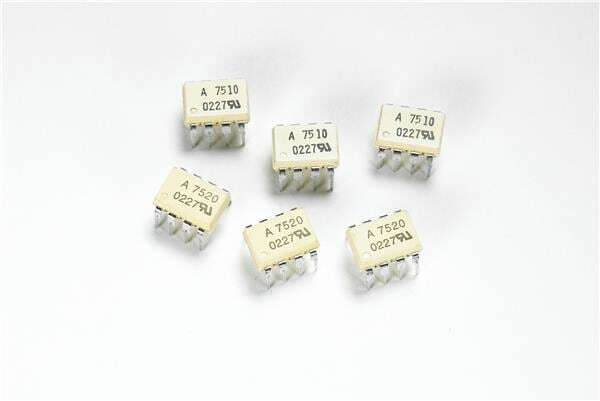 2Pcs HCPL-7520-360E DIP-8 Gull Wing