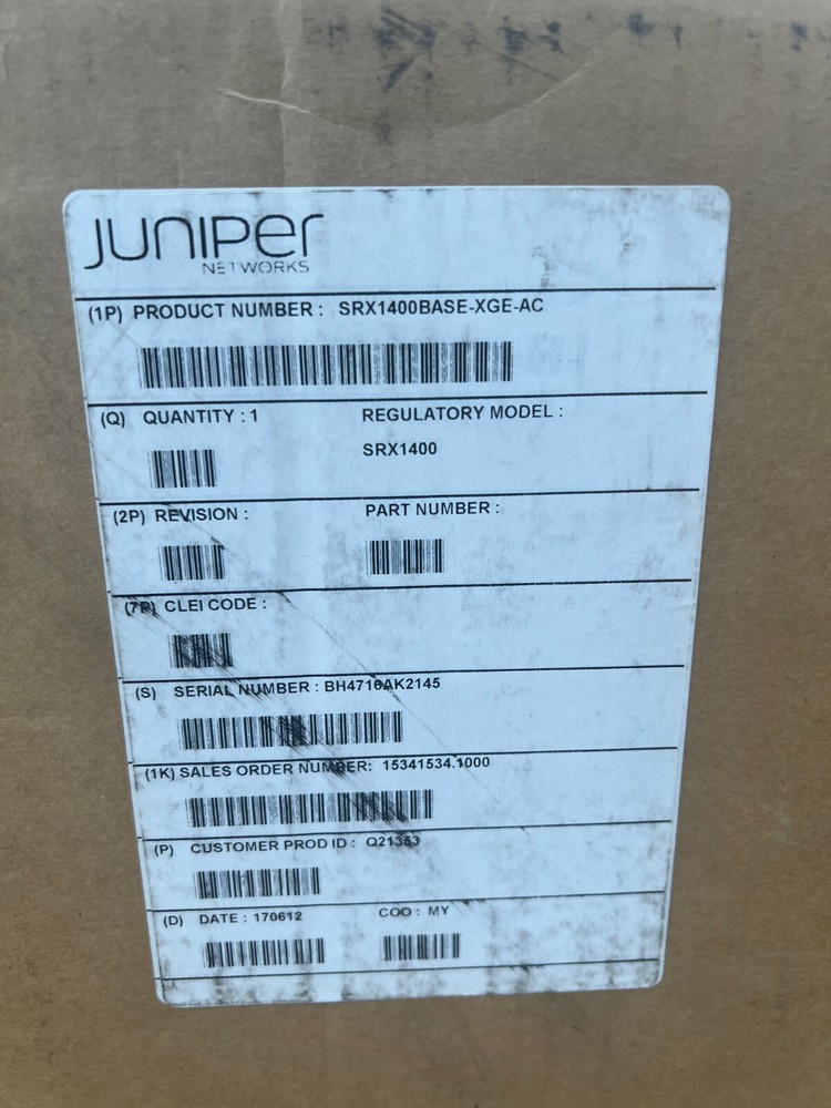 Juniper Networks SRX1400 Services Gateway - security appliance
