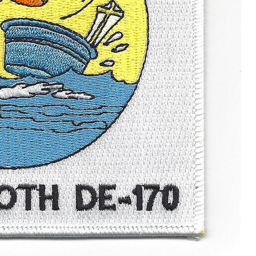 USS Booth DE-170 Destroyer Escort Ship Patch
