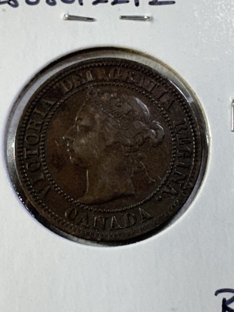 1892 Canada Large Cent Bronze Coin