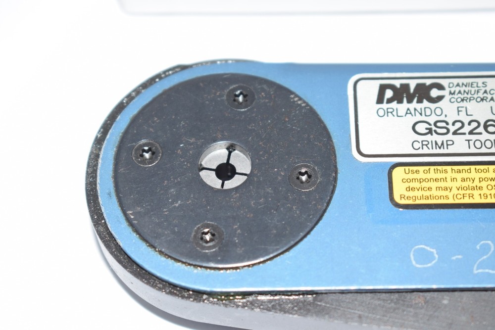 Daniels Manufacturing DMC Tools GS226 Crimpers / Crimping Tools CRIMP TOOL - CIR