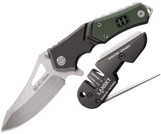Lansky Responder & BladeMedic Sharpener Combo Pocket Folding Knife - LS09783