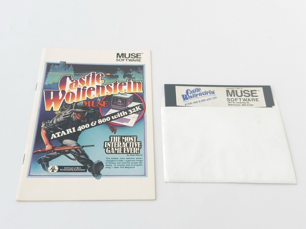Castle Wolfenstein - MUSE Software - 1983 / Atari 400/800