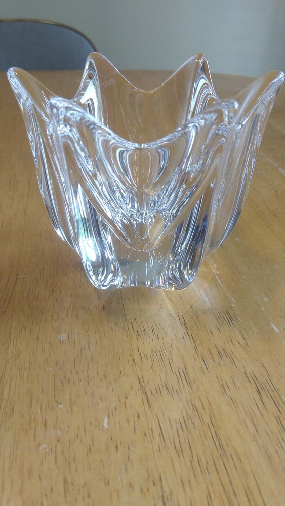 Orrefors Belle Pattern 4" Swedish Crystal Bowl