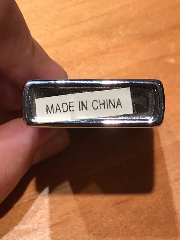 CHROME SEAGATE ADVERTISEMENT CIGARETTE LIGHTER