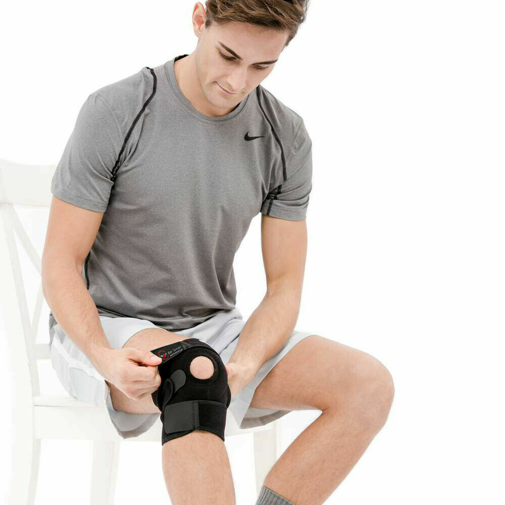 Be Smart Knee Brace Open Patella Support Adjustable Elastic Kneecap Protector