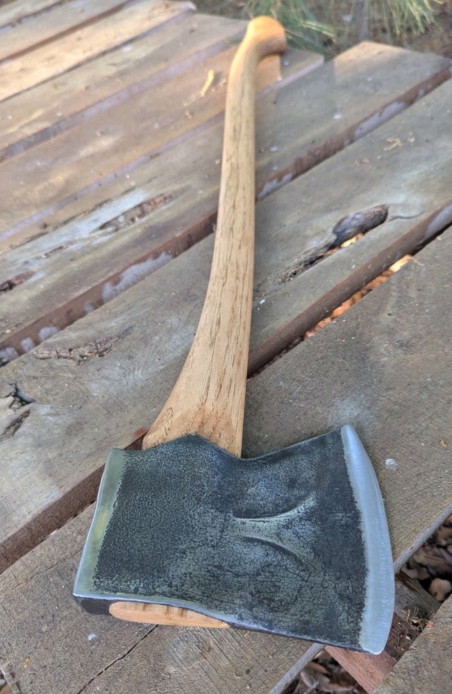 Belknap Bluegrass Phantom Bevel Jersey Pattern Axe 3.5lb Head On Hickory Handle