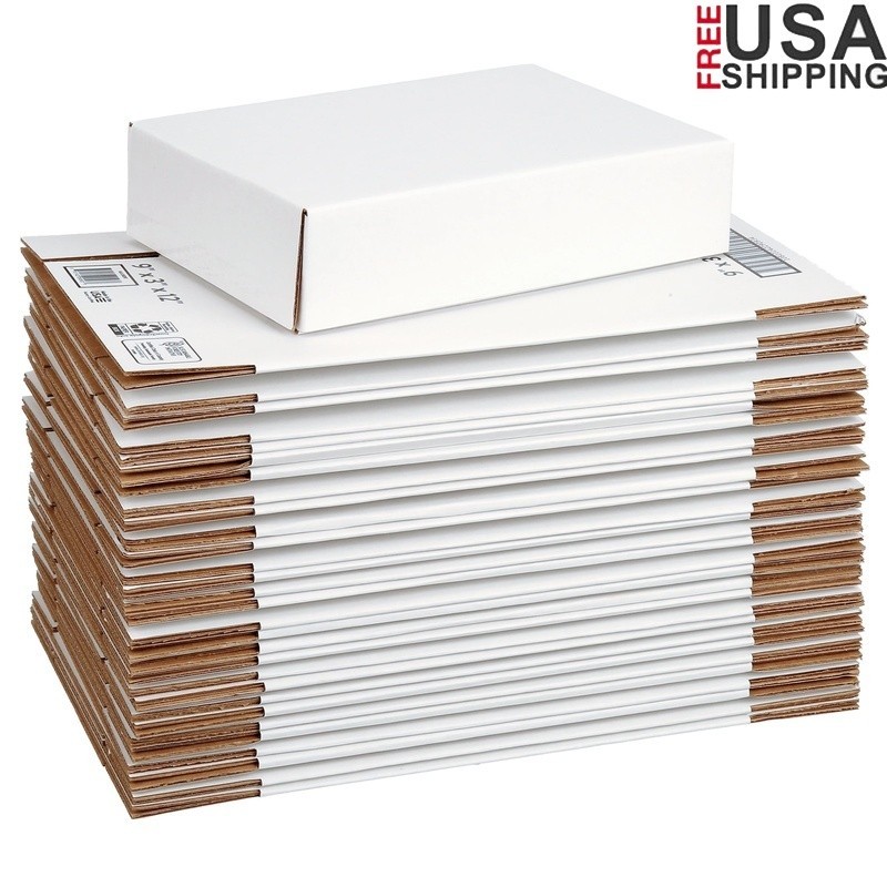 Side Loading Shipping Boxes 30 Count Durable Corrugated Mailers Secure Shipping