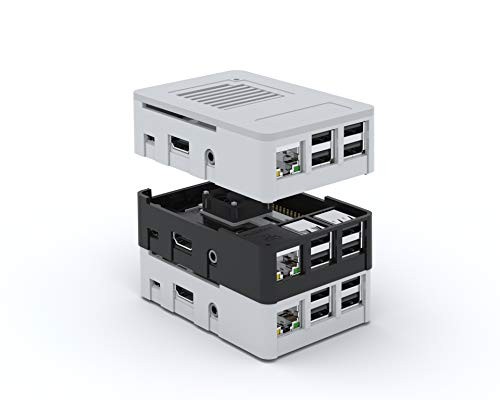 Case for Raspberry Pi 3 / Pi 2 / Tinker Board – Low Profile, Stackable, Black