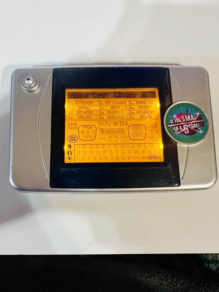 TechnoSource2007 Are You Smarter Than A5th Grader Electronic HandheldGame Tested