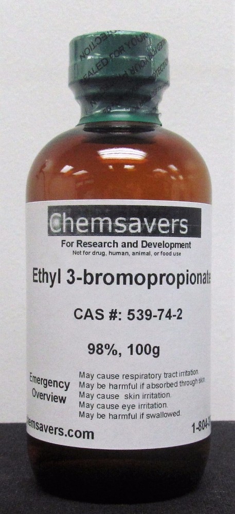 Ethyl 3-bromopropionate, 98%, 100g