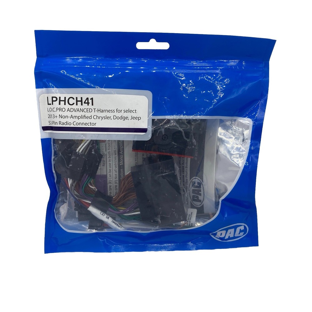 PAC Amplifier Integration Harness for 2013+2023 Chrysler Dodge Jeep Ram LPHCH41