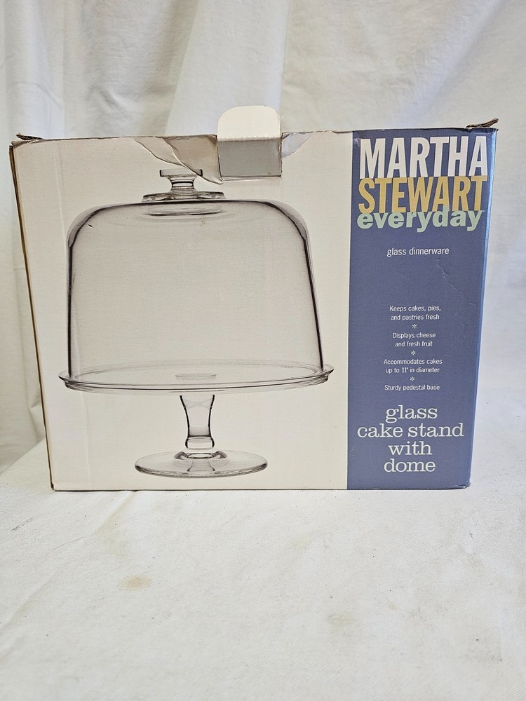 martha Stewart Cake Stand with Dome