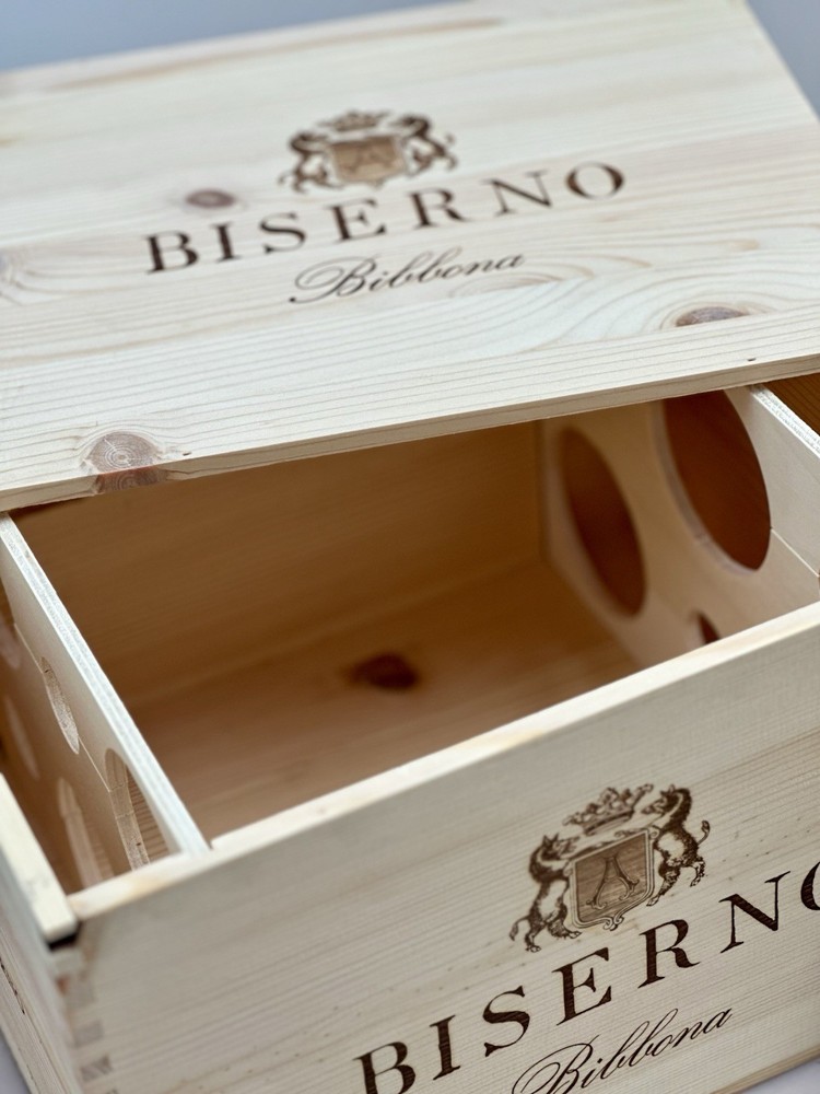 3/6pk Wooden Wine Boxes