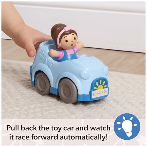 1-2-3 Roll! Vehicle with Click-in Figure & Pull Back Ms. Rachel Vehicle