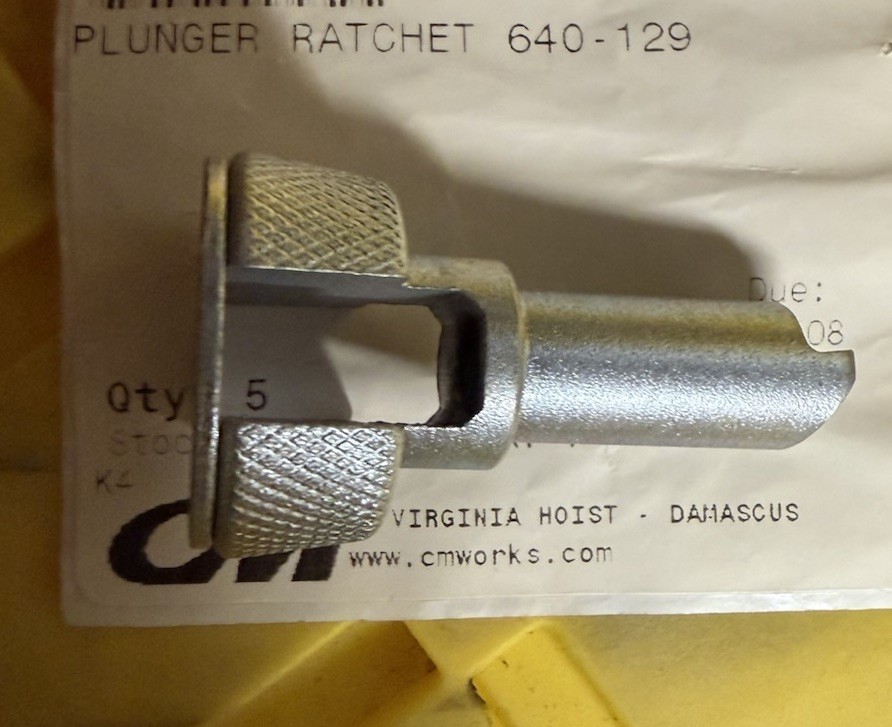 CM RATCHET PLUNGER 640-129