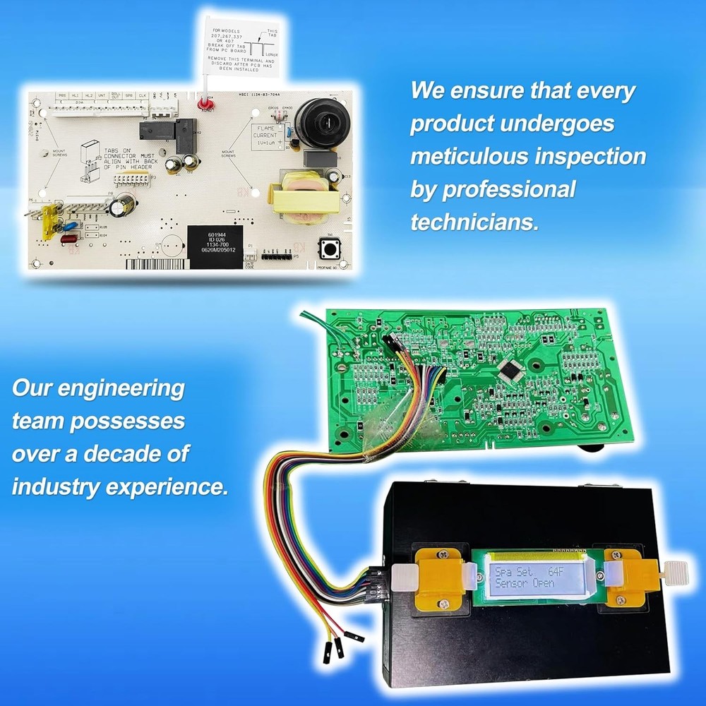 013464F PC Board Control for Temperature Replace for Raypak Digital Gas Heater
