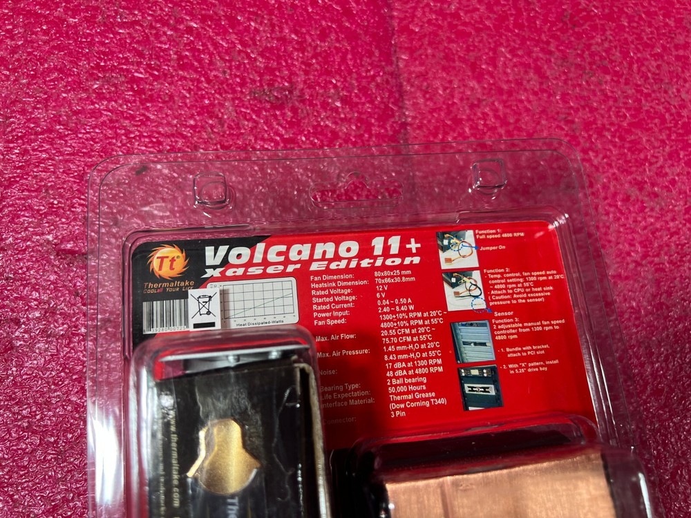 1 Pc Thermaltake Volcano 11+ Cooler Xaser Edition