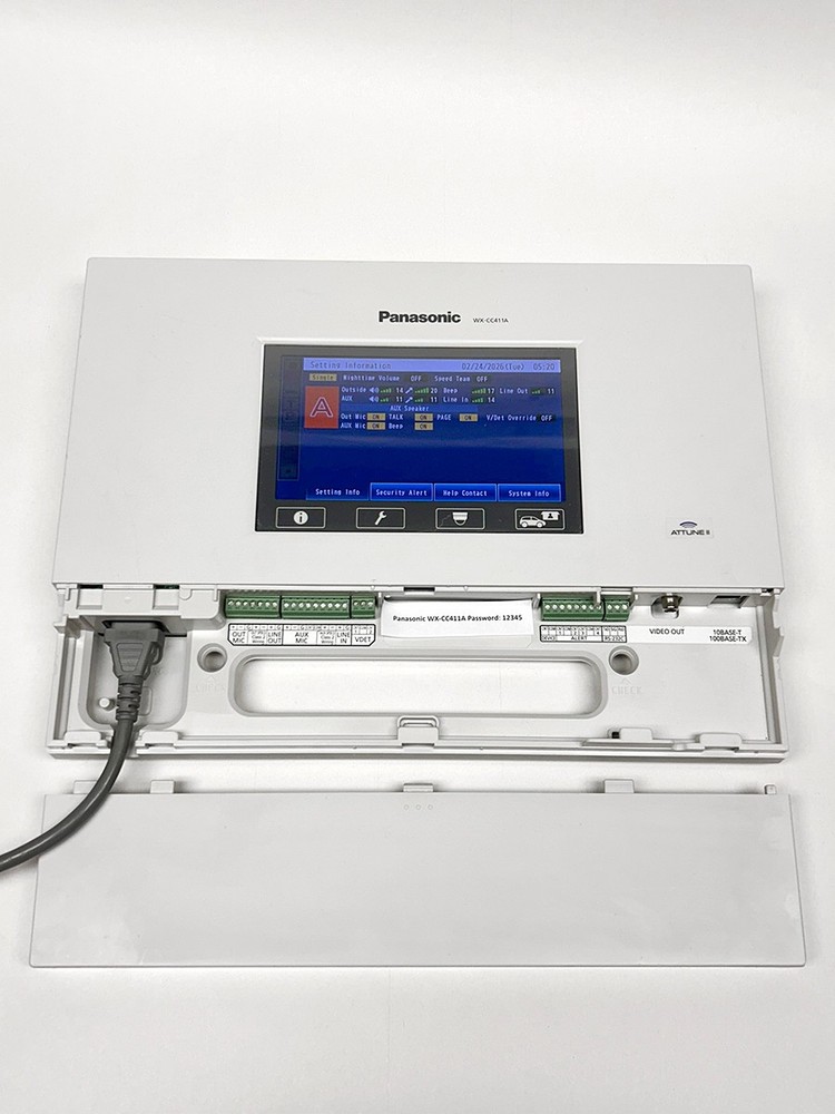 Panasonic WX-CC411A Center Module – Intercom & Security Control Unit WX-CH450 x2