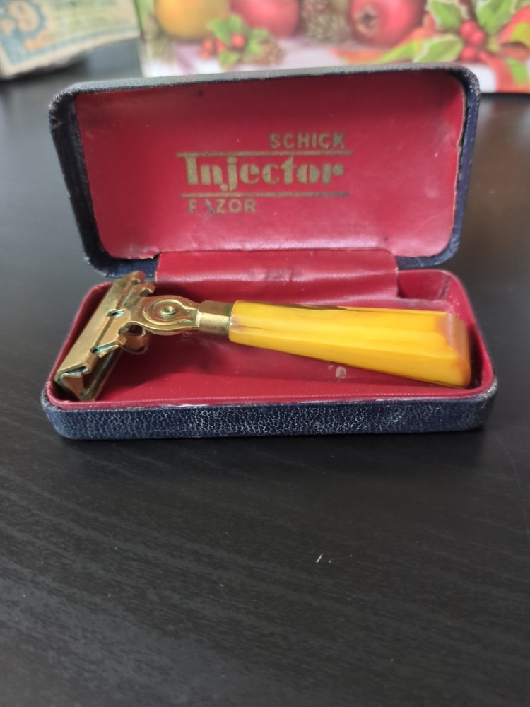 Schick Injector Single Edge Safety Razor -bakelite Handle