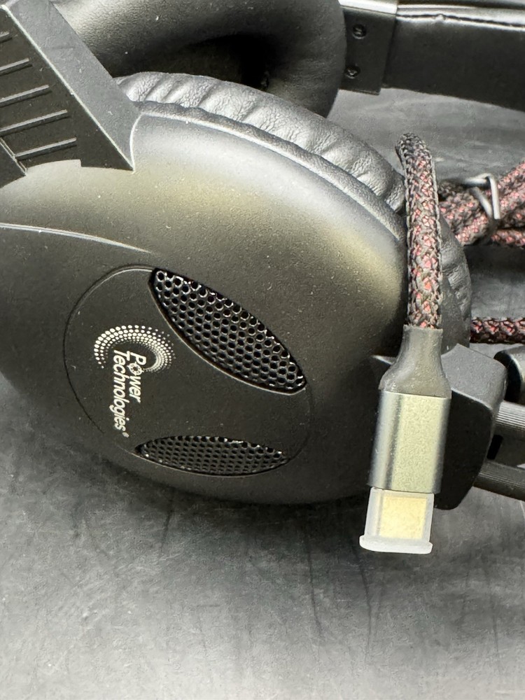 Power Technologies Classroom Headset AC-HPM-USB-BLK-C Headphones
