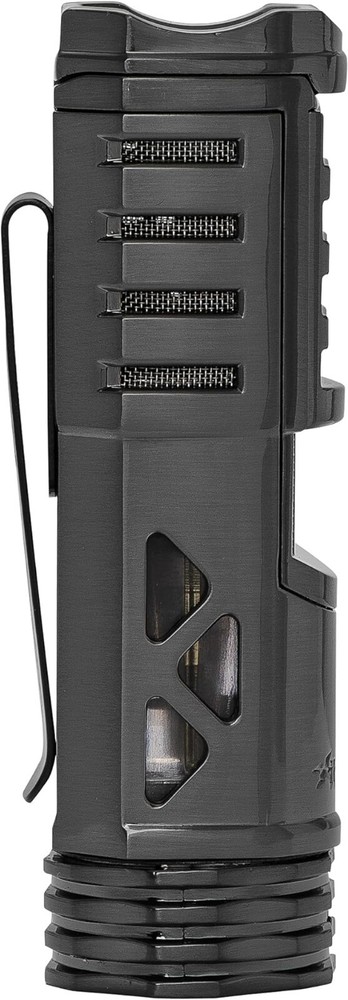 Xikar Tactical 1 Single Jet Flame Lighter, Gunmetal