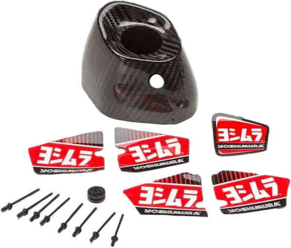 Yoshimura RS-9/RS-9T Muffler Replacement End Cap Kit Right CF