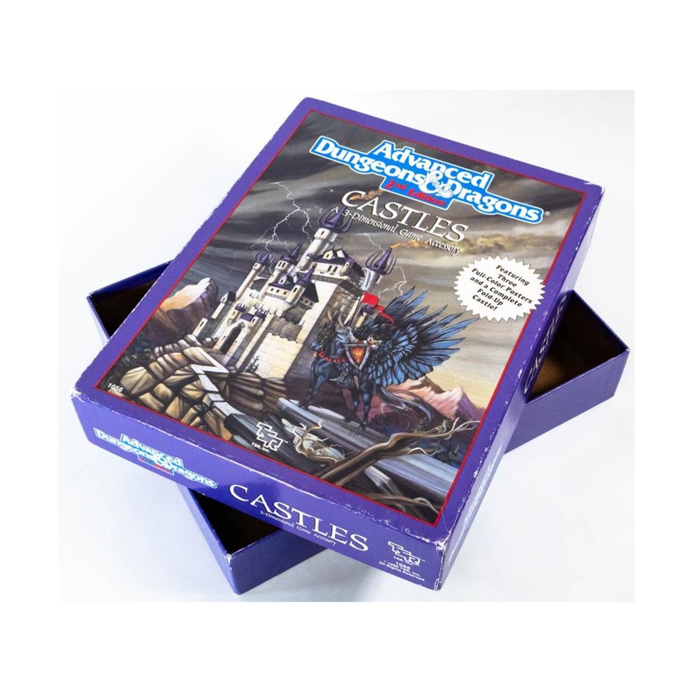 TSR AD&D 2nd Ed Castles - Box Only! VG
