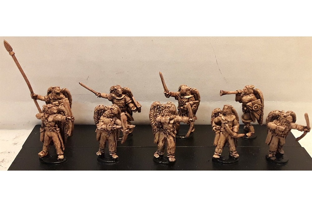 15mm Fantasy Hawkmen Bowmen (8 figures)