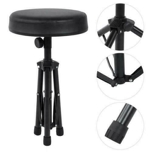 Rotatable Drum Throne Seat Folding Drummer Stool Stand Chair Percussion Hardware