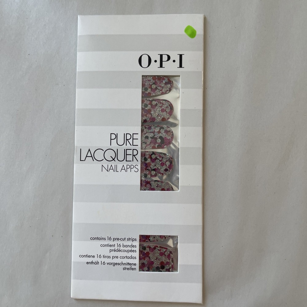 Opi Pure Lacquer Nail Apps-Pink & Silver Lace