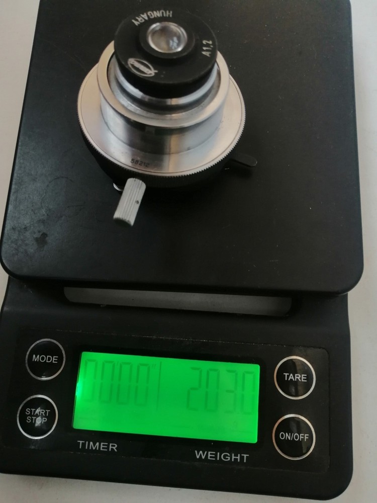 Lens Condenser for microscope Gamma Hungary split dark bright field A1.2 vintage