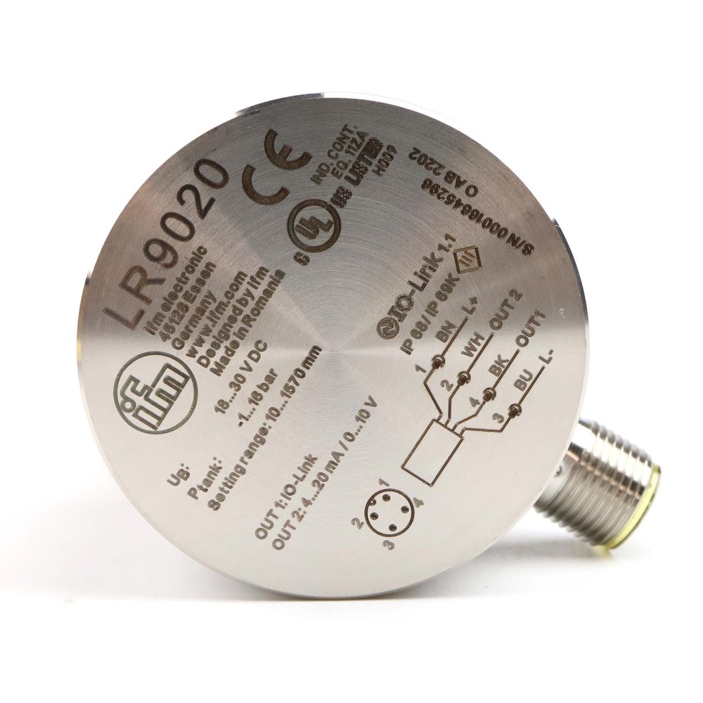 ifm electronic level sensor LR9020 LR0000--BR34A1DKG/US original packaging