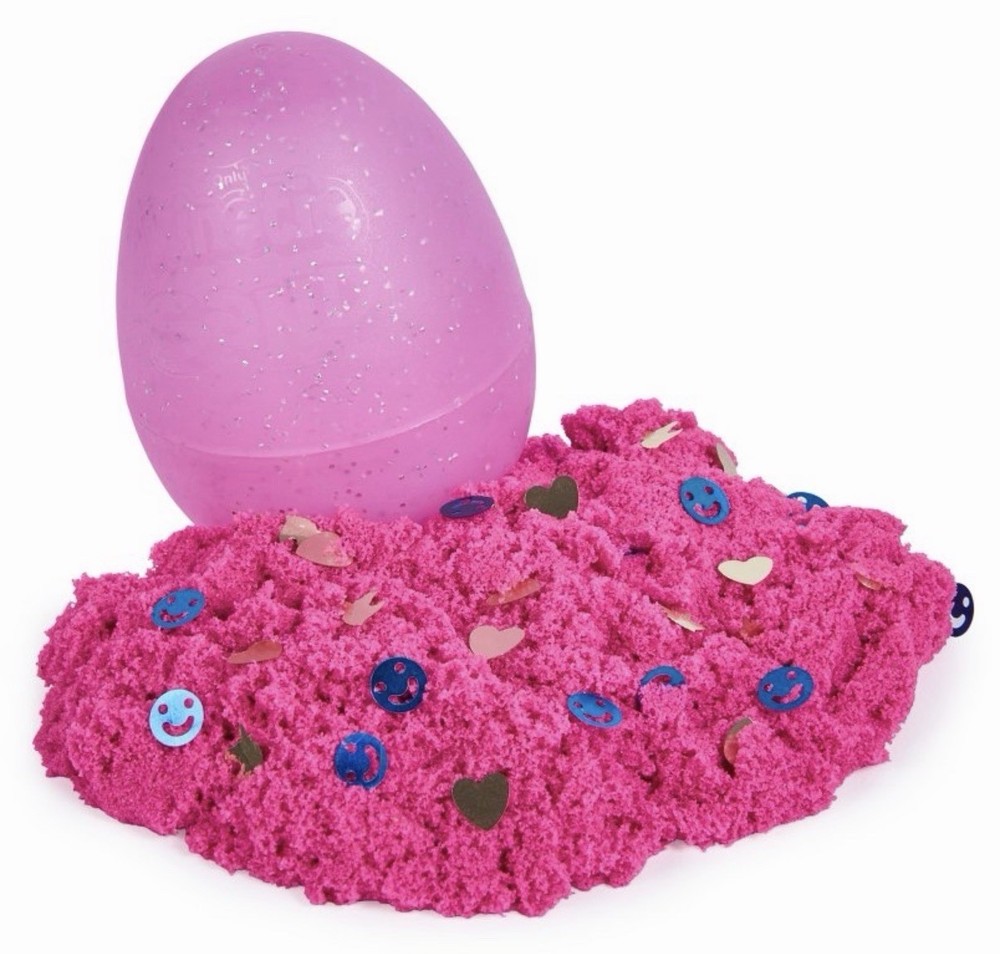 New/Sealed Spin Master Easter Kinetic Sand "Egg-Citing" 3 Pack Eggs 6 oz Total