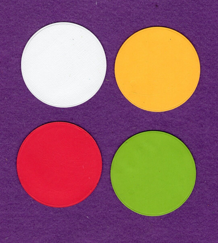 CIRCLE # 6 Queen & Co. die cuts scrapbook cards