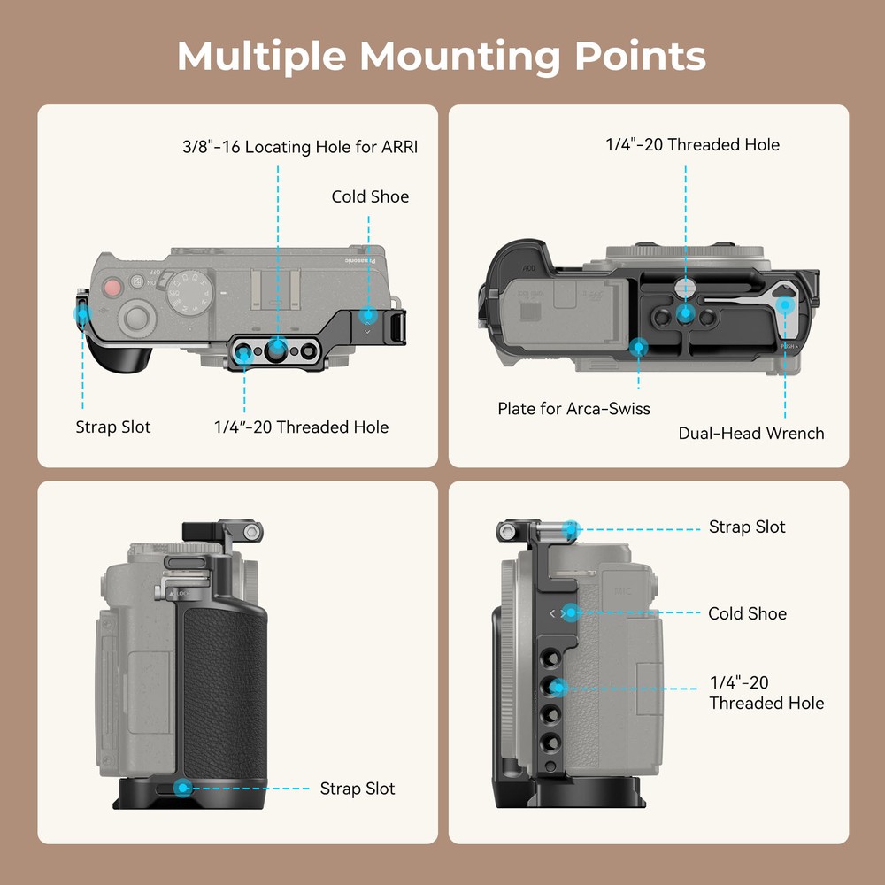 SmallRig Cage for Panasonic LUMIX S9 4515