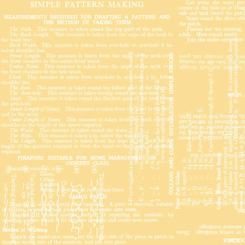 Sew Journal Pattern Making Honey # C13892R-HONEY