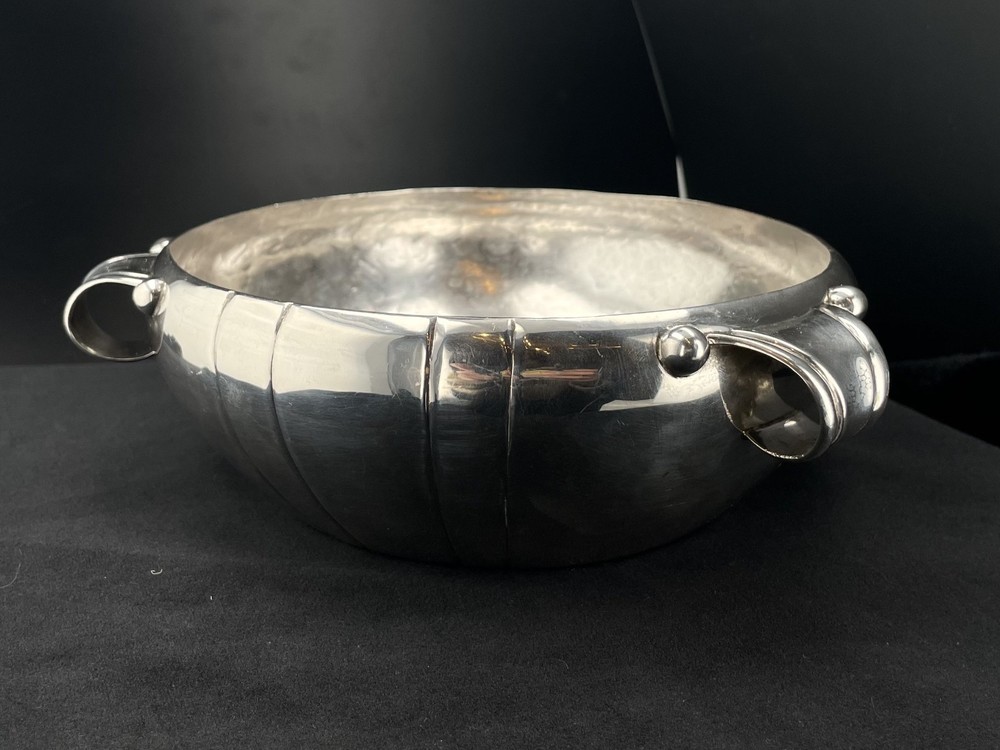 William Spratling Vintage Sterling Mexican Three-Loop Bowl
