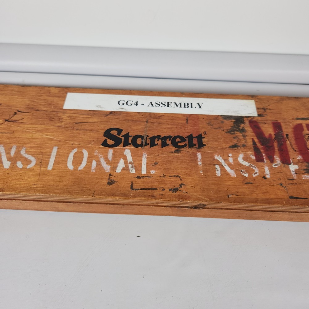 Starrett No. 123 Vernier Caliper 26" Long Hardened & Stabilized Master Bar