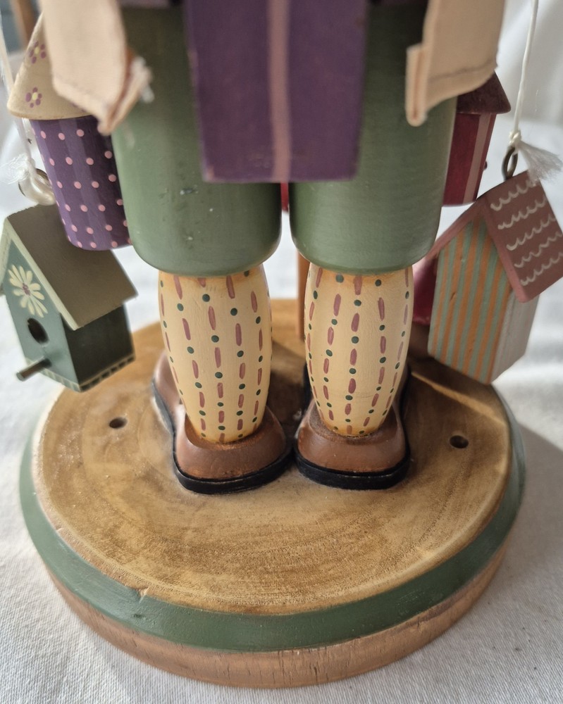 Vintage Birdhouse Maker 12 Inch Nutcracker Read