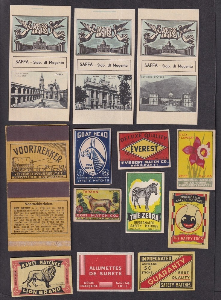 Matchbox labels collection (50)