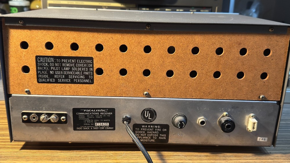 Realistic DX-160 Solid State Communications Receiver -Serviced – Working – AS-IS