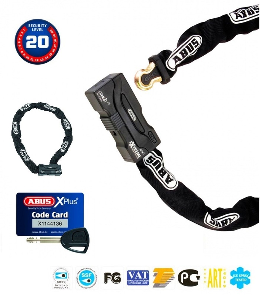 Chain lock ABUS Granit Extreme Plus 59/12hks170 Black