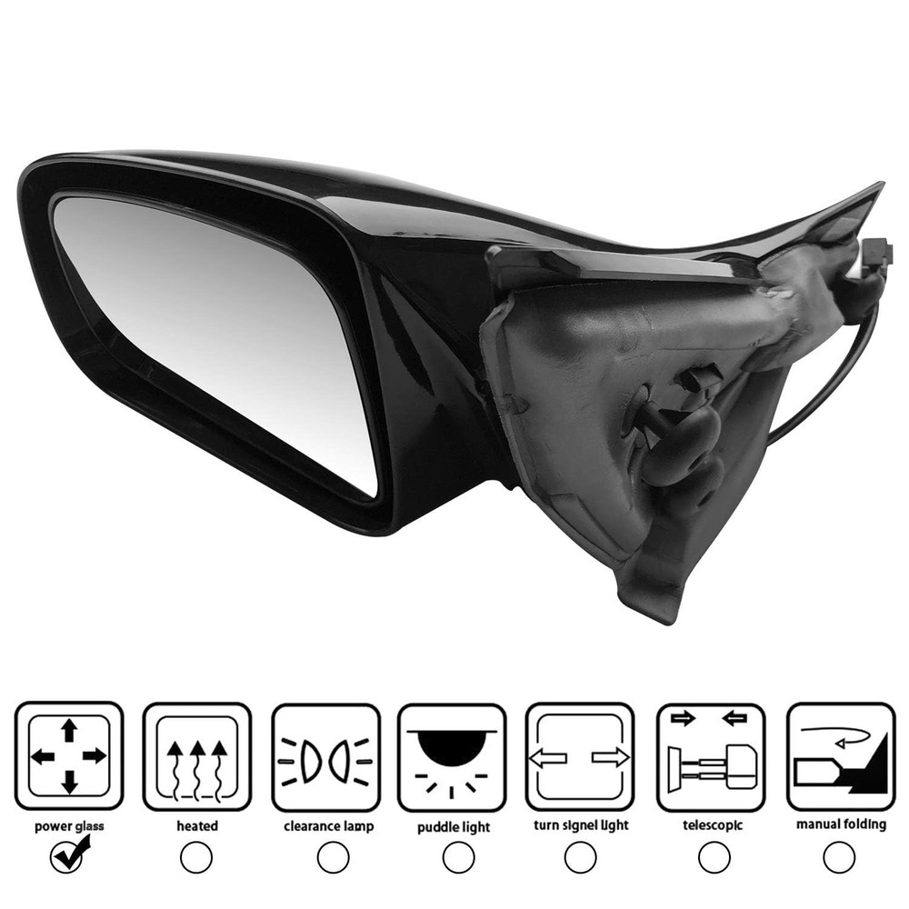 Left Driver Side Mirror Compatible with Grand Prix (2004 2005 2006 2007 2008)