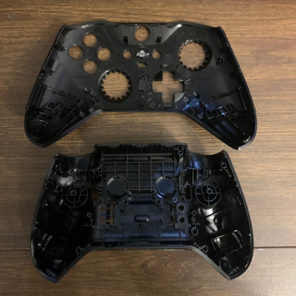 Microsoft Xbox Elite Series 2 Black Controller New Front Faceplate & Back Shell