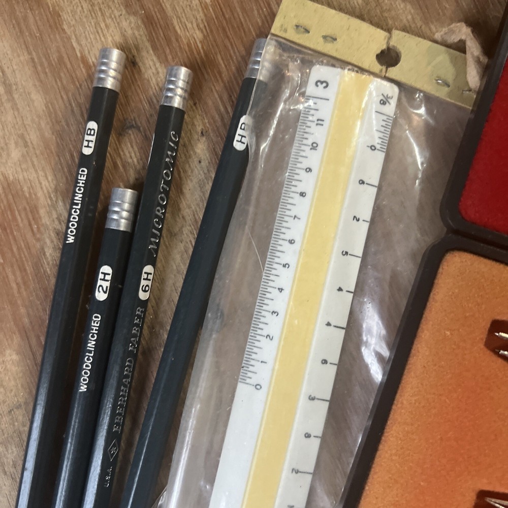 Drafting Tools Lot Dietzgen Vintage