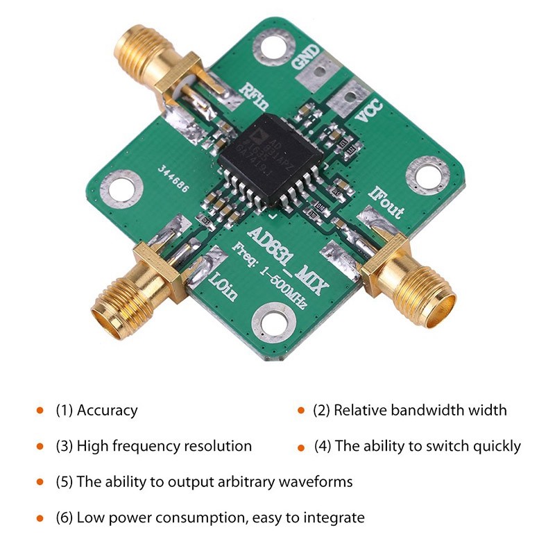 AD831 High Frequency Transducer Mixer Module 500MHz Bandwidth Frequency3978