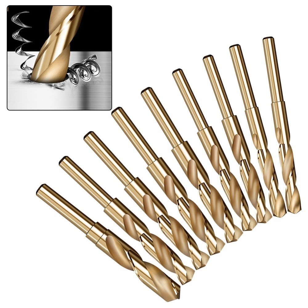 Multi Material Compatible Cobalt Drill Bits for Home Improvement Projects