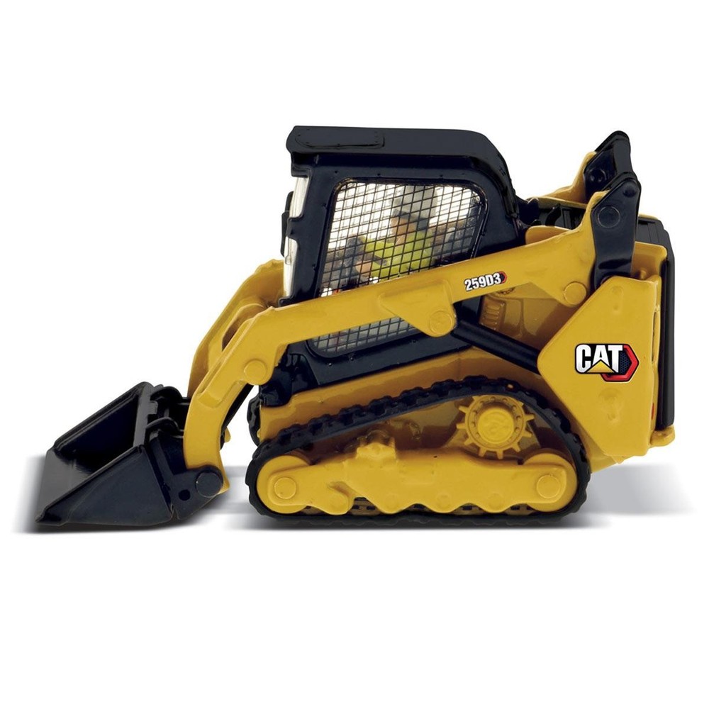 Diecast Masters 1/50 CAT 259D3 Compact Track Loader w/ accessories 85677