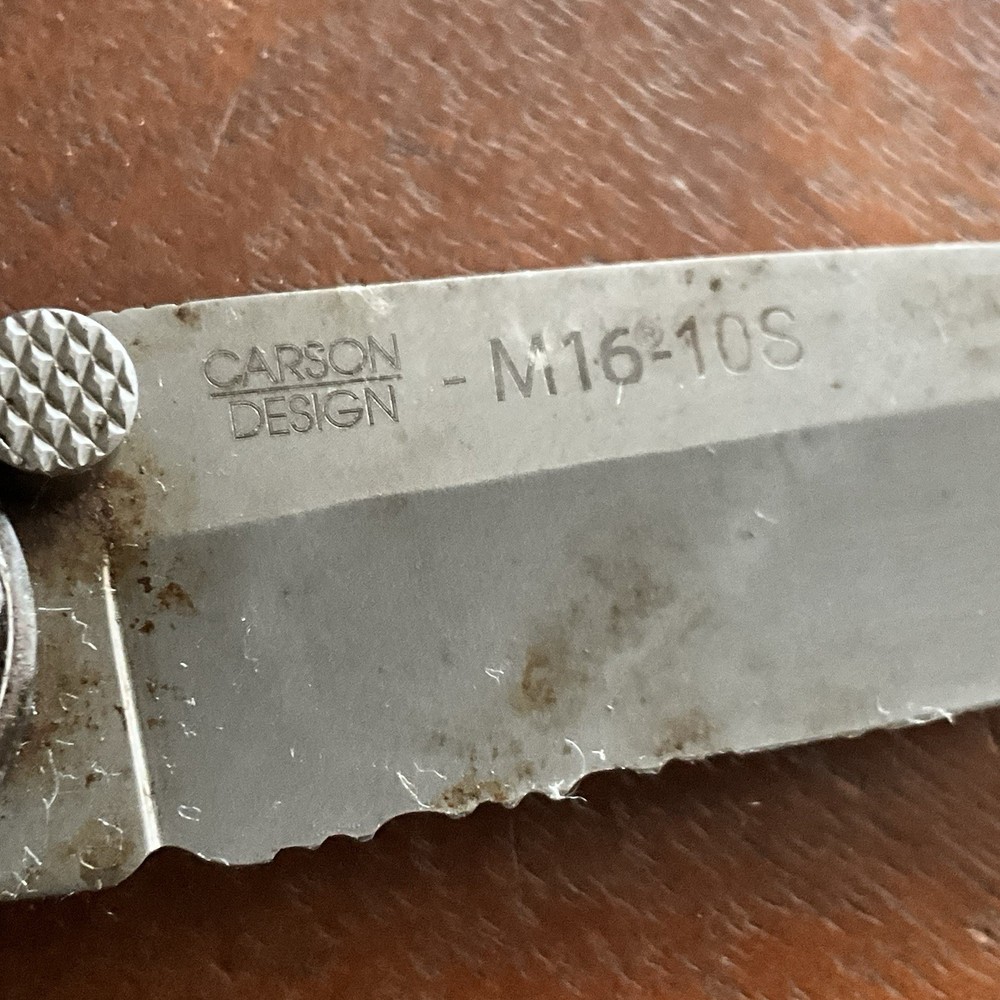 CRKT M16-10S CARSON DESIGNED FOLDING KNIFE FLIPPER